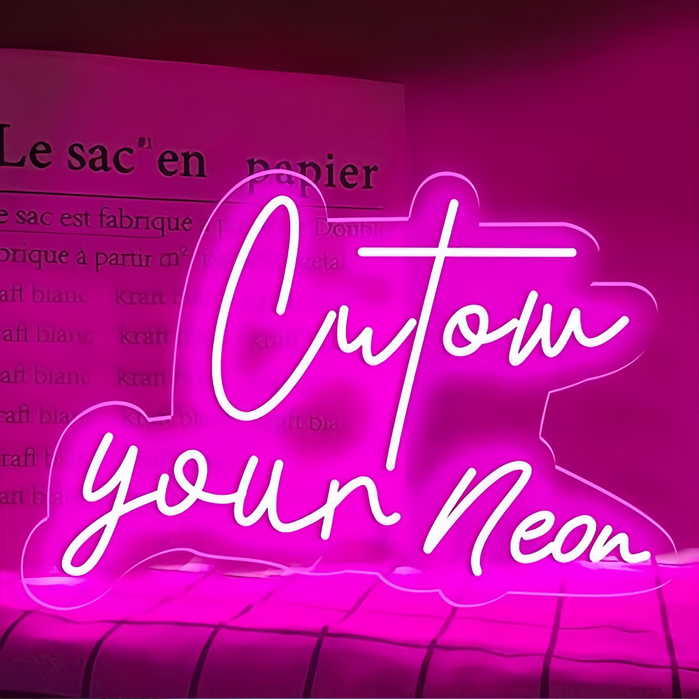 Home Improvement Logo - Personalized Design Neon Sign, Home Improvement,