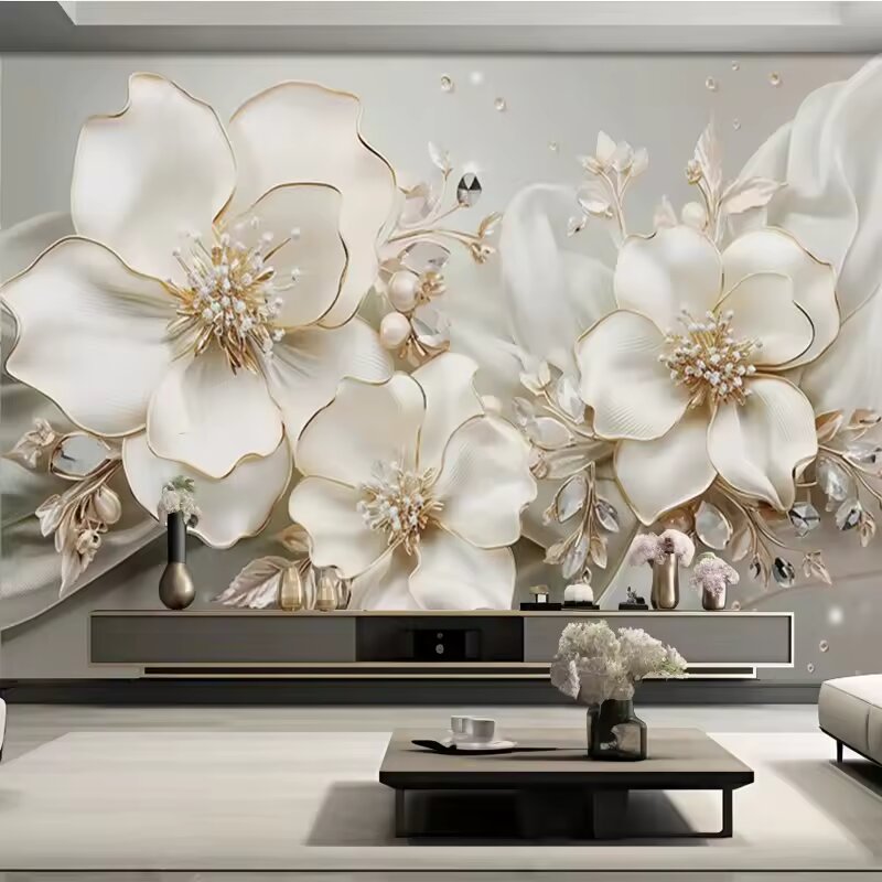 Tv Home Improvement - Custom Large Size Modern Wallpaper 3D