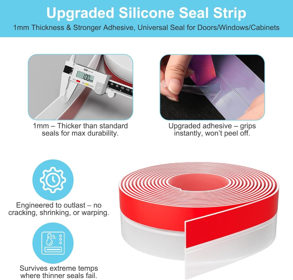 20 ft x 1 in Clear Silicone We - Door Weather Strip incelemesi ve fiyatı