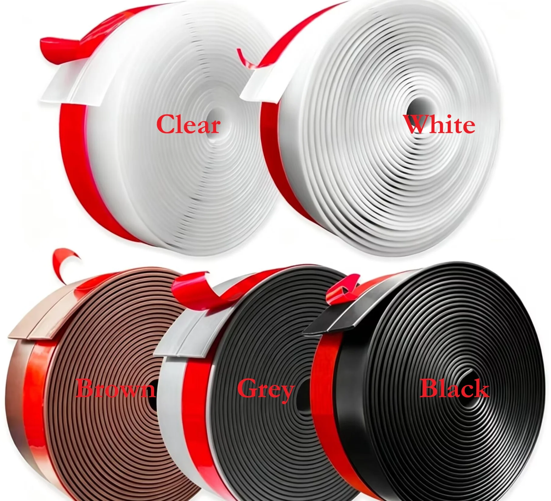 50M Self Adhesive Silicone Wea - Door Weather Strip incelemesi ve fiyatı