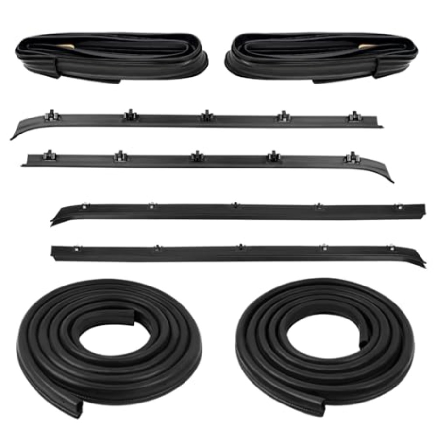 8PCS Door Seal Window Run Chan - Door Weather Strip incelemesi ve fiyatı