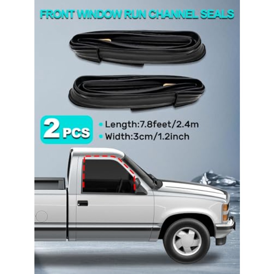 8PCS Door Seal Window Run Chan - Door Weather Strip incelemesi ve fiyatı