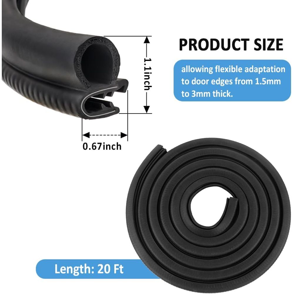 U-Shaped Weatherstrip Rubber S - Door Weather Strip incelemesi ve fiyatı