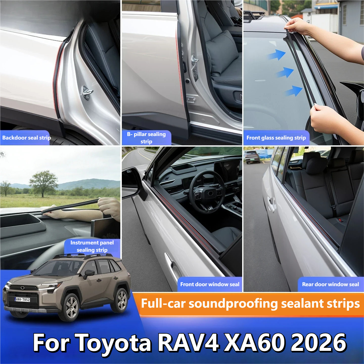 For Toyota RAV4 XA60 2026 Car  - Door Weather Strip incelemesi ve fiyatı
