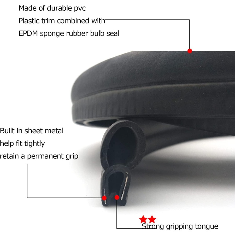 Car Door Rubber Seal Strip wit - Door Weather Strip incelemesi ve fiyatı