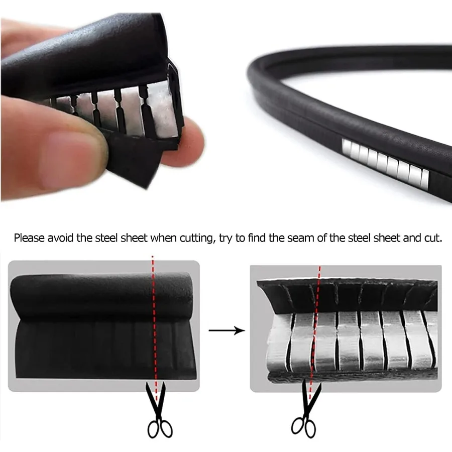 Car Door Rubber Seal Strip wit - Door Weather Strip incelemesi ve fiyatı
