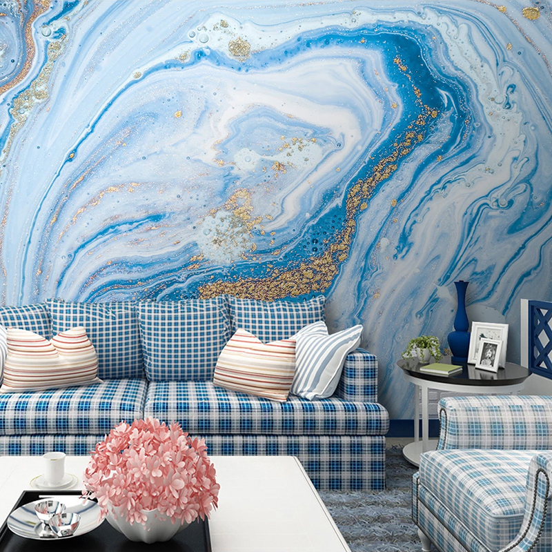 Custom Large Murals Blue Marbl - Tv Home Improvement incelemesi ve fiyatı