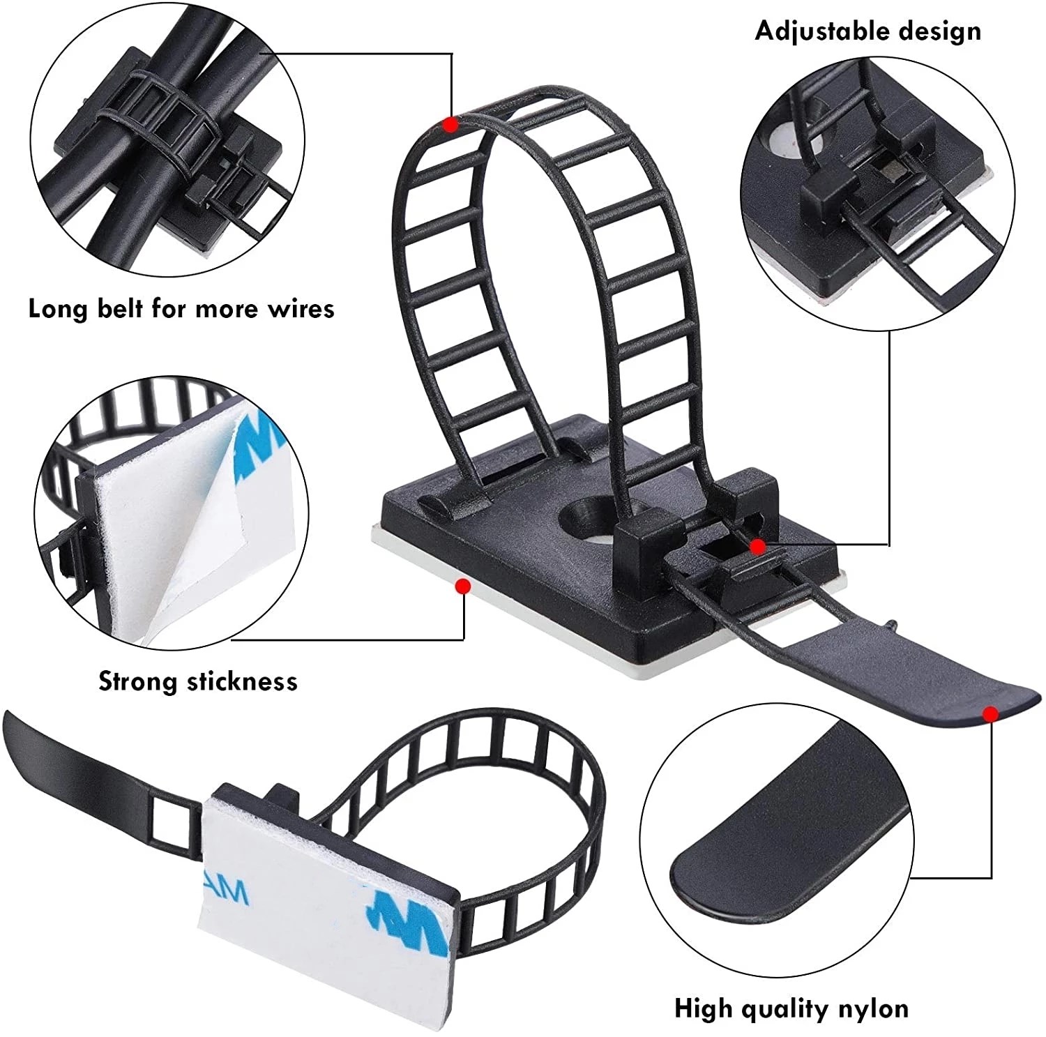 Cable Tie Mount Adjustable Cli - Cable Staple Clip incelemesi ve fiyatı