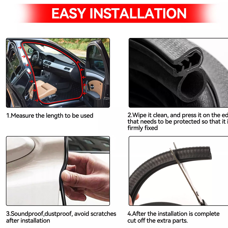 Universal Auto Rubber Seal Wea - Door Weather Strip incelemesi ve fiyatı
