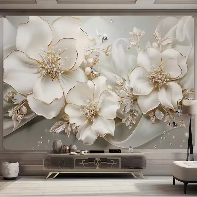 Custom Large Size Modern Wallp - Tv Home Improvement incelemesi ve fiyatı