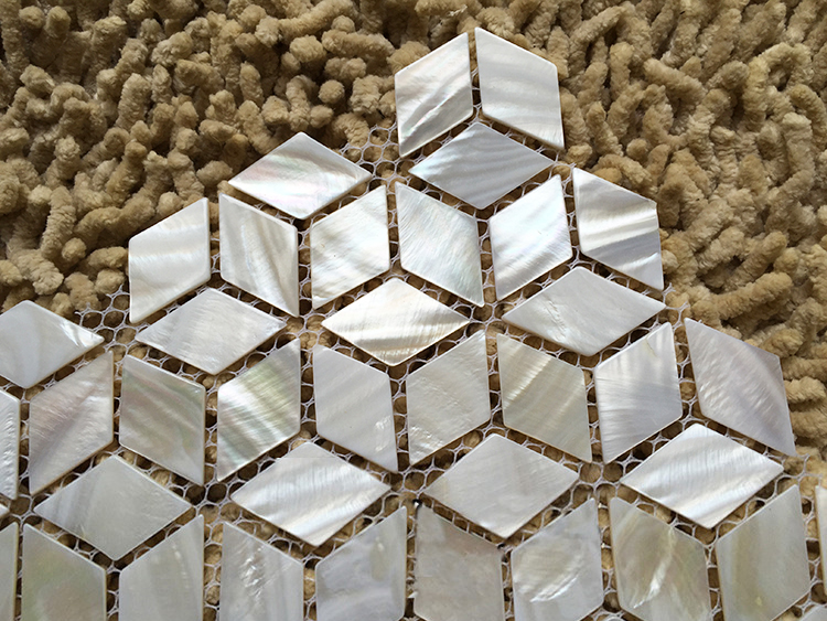 Rhombus white shell mosaic til - Tv Home Improvement incelemesi ve fiyatı