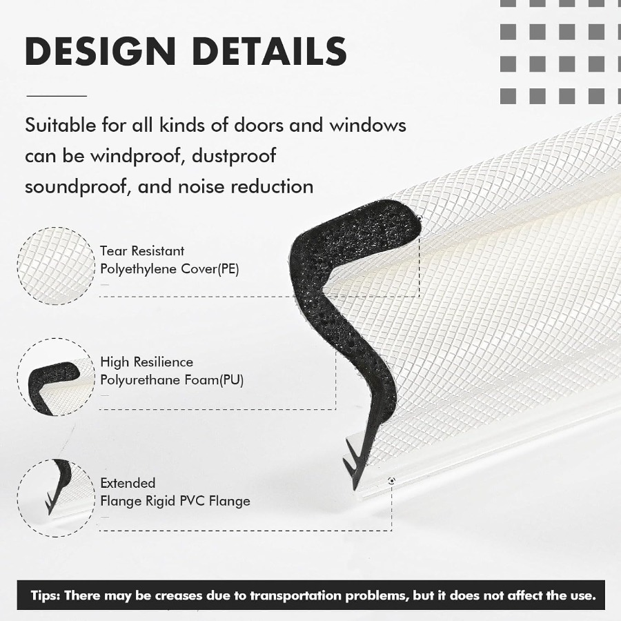 VShaped Foam Kerf Weather Stri - Door Weather Strip incelemesi ve fiyatı