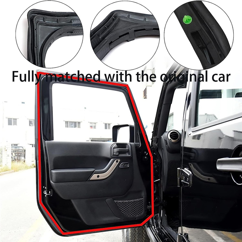 1Pair Front Door Seal Trim Kit - Door Weather Strip incelemesi ve fiyatı