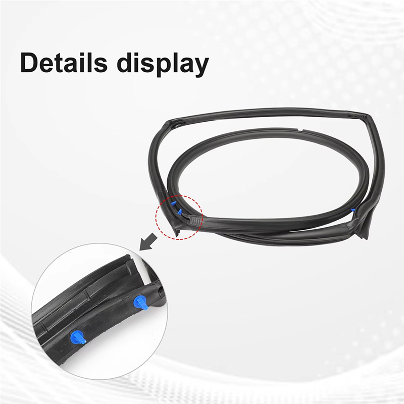 1Pair Front Door Seal Trim Kit - Door Weather Strip incelemesi ve fiyatı