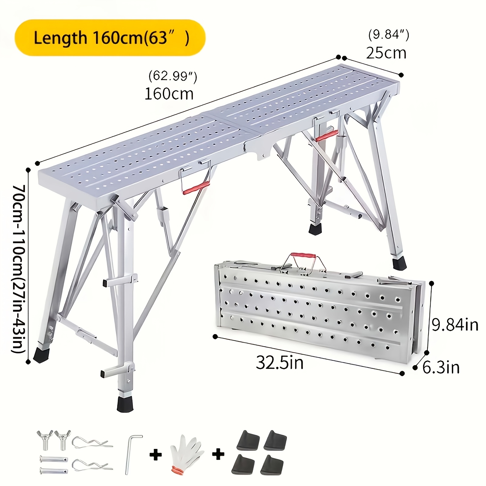 Heavy Duty Portable Work Platf - Home Improvement Jobs incelemesi ve fiyatı