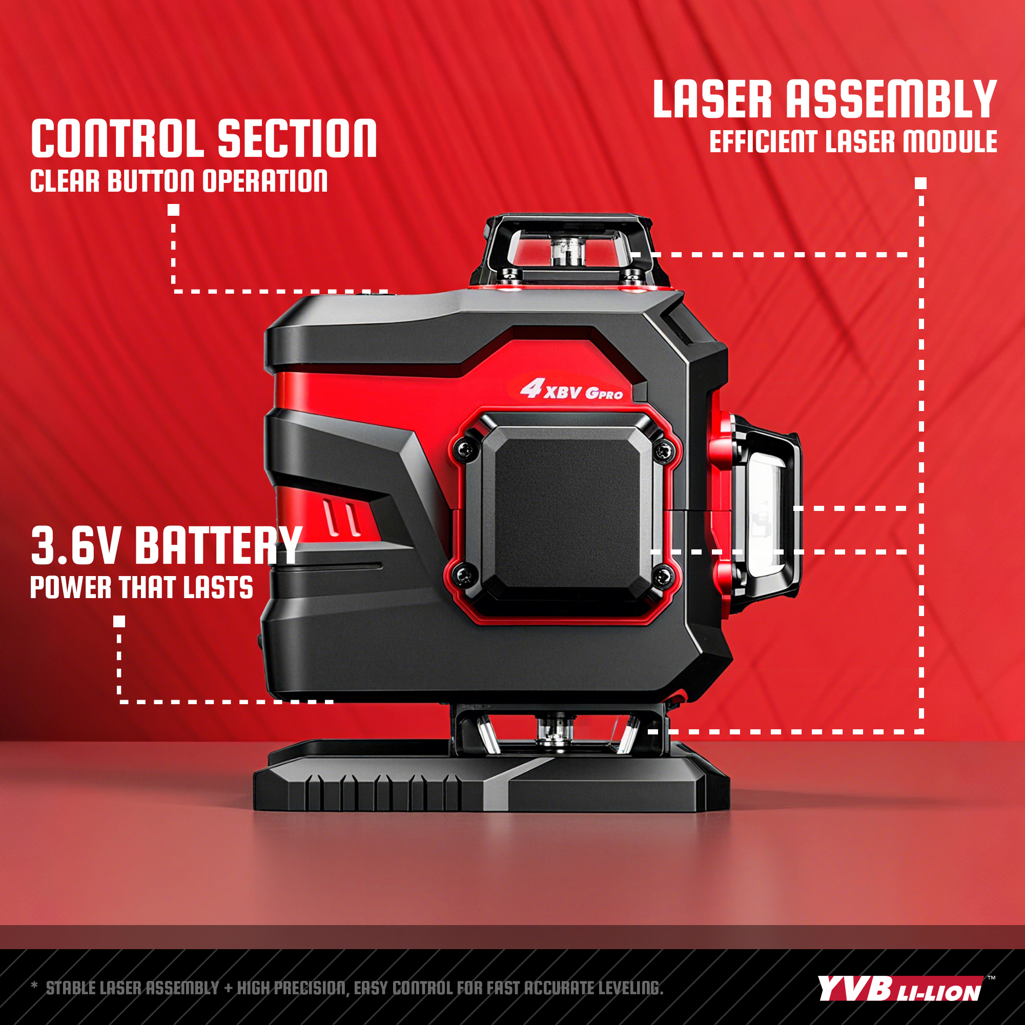 YEVOLT 16 Lines Self-Leveling  - Home Improvement Jobs incelemesi ve fiyatı